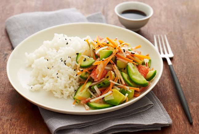 The Joy of Kosher California Roll Salad by Jamie Geller