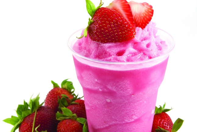 The Joy of Kosher Green Tea, Basil and Strawberry smoothie by Tamar Genger
