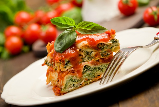 The Joy of Kosher Spinach Lasagna Recipe by Shifra Klein