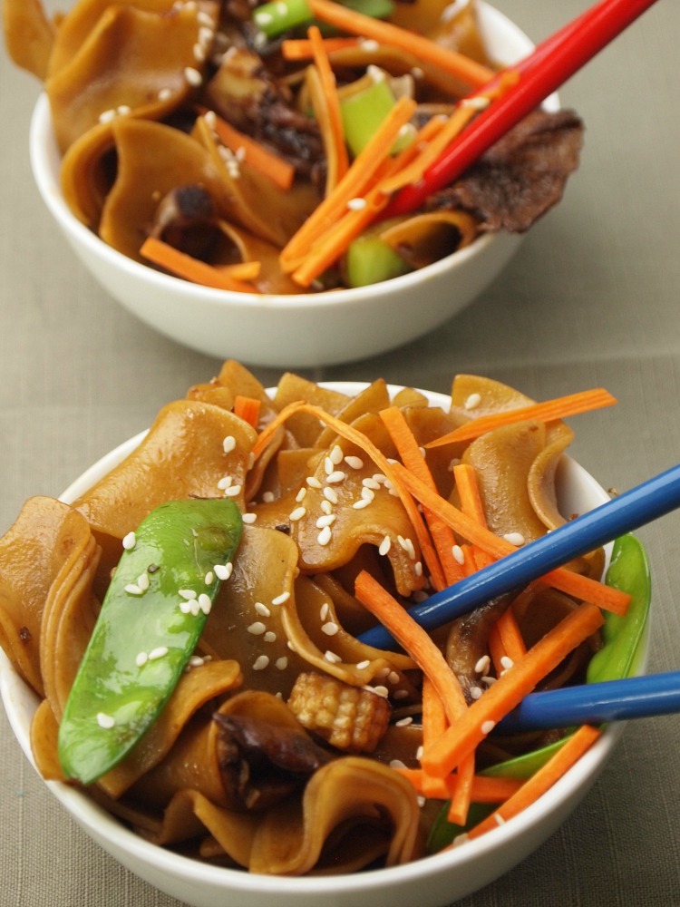The Joy of Kosher Mushroom Chow Fun By Tamar Genger