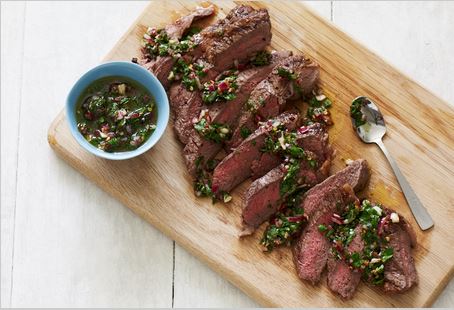JoyOfKosher’s Grilled Steaks with Chimichurri By Jamie Geller