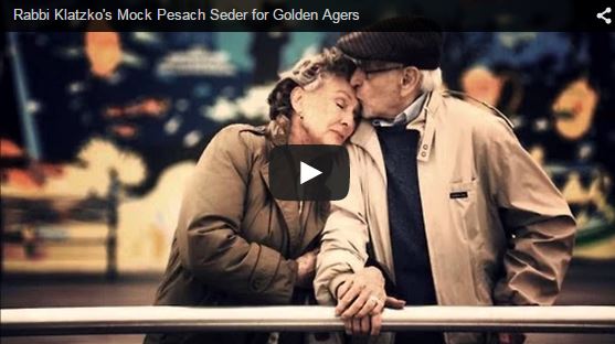 Mock Pesach Seder for Golden Agers