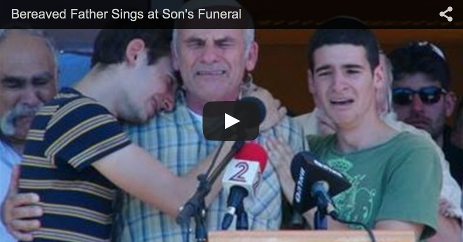 Terror Victim’s Father Sings at Son’s Funeral
