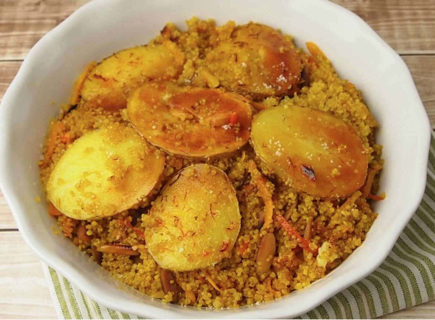 Persian Quinoa with Tadig by Tamar Genger from JoyofKosher.com