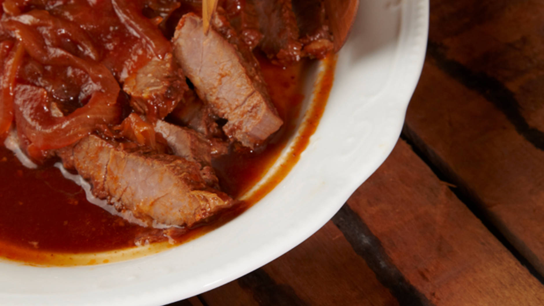 “Overnight” BBQ Brisket by Jamie Geller