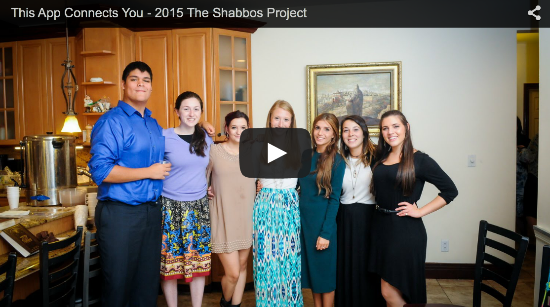 This App Connects You – 2015 The Shabbos Project