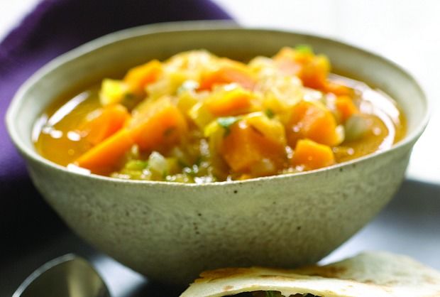 The Joy of Kosher- Sweet Potato Leek Soup by Jamie Geller