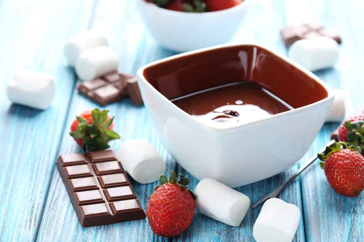 JoyofKosher’s Best Chocolate Fondue by Jamie Geller