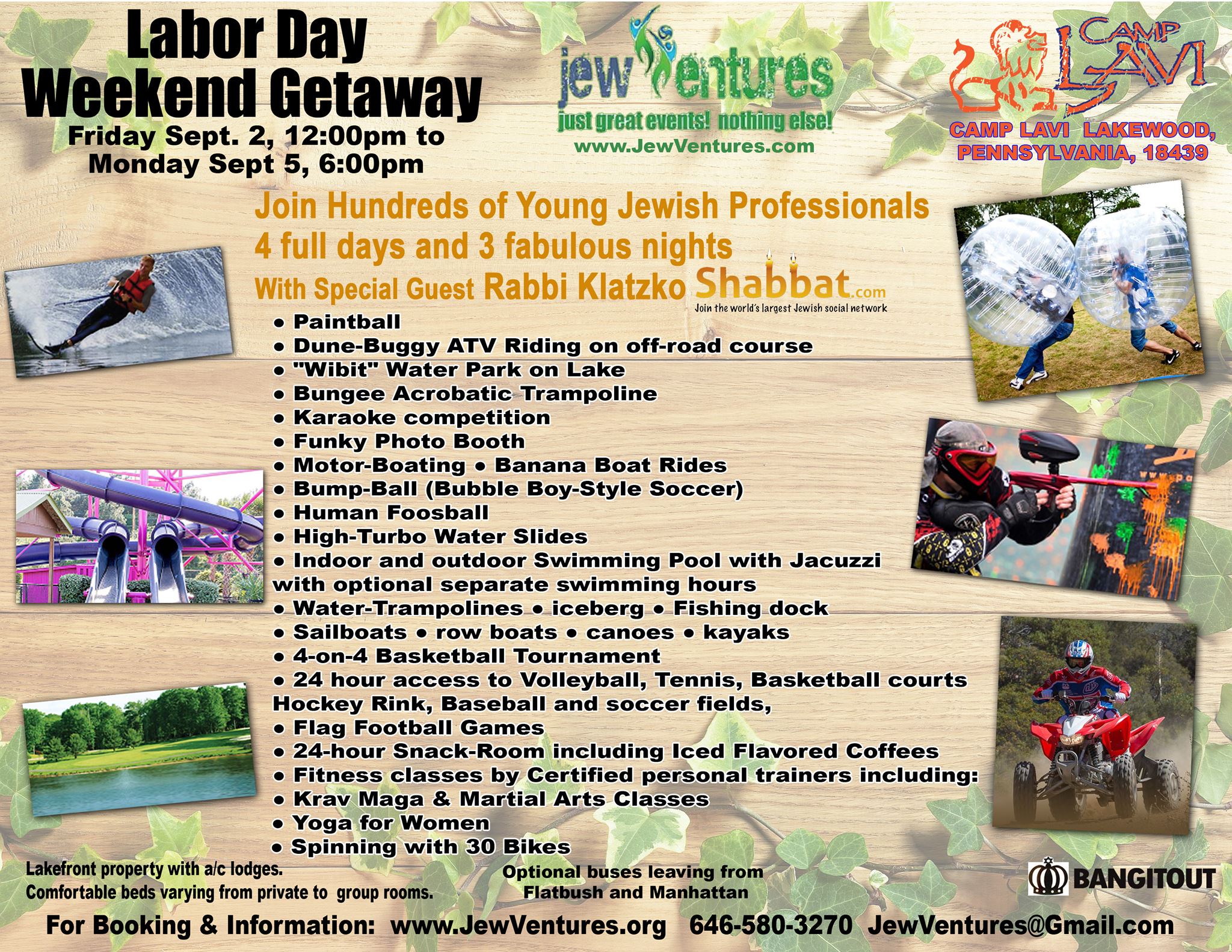 SPECTACULAR SINGLES LABOR DAY GET AWAY WEEKEND