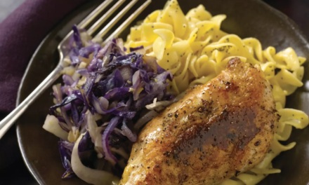 Joy Of Kosher’s Chicken With Braised Red Cabbage and Fennel