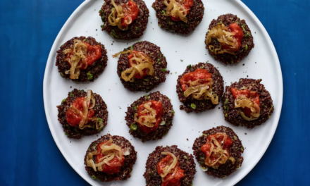 Jamie Geller’s Crispy Quinoa Latkes