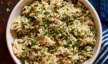 Joy Of Kosher’s Israeli Green Rice by Jamie Geller