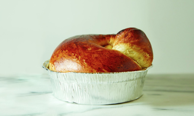 SILAN (DATE HONEY) STUFFED CHALLAH WITH CARDAMOM by Jamie Geller