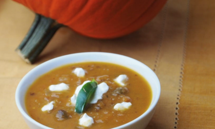 Jamie Geller’s Pumpkin Black Bean Soup